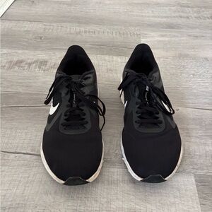 Nike Black Sneakers with White Details